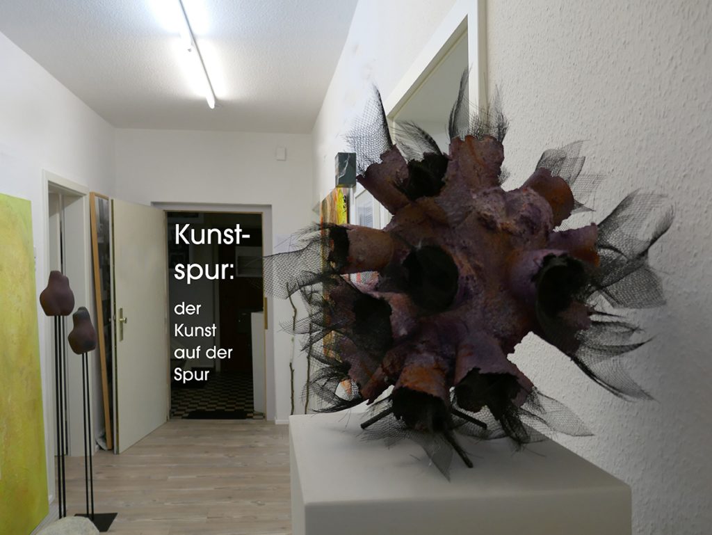 Foto Maria Wuch: Einladung zur Kunstspur, hier Blick in das Atelier amtshaus.